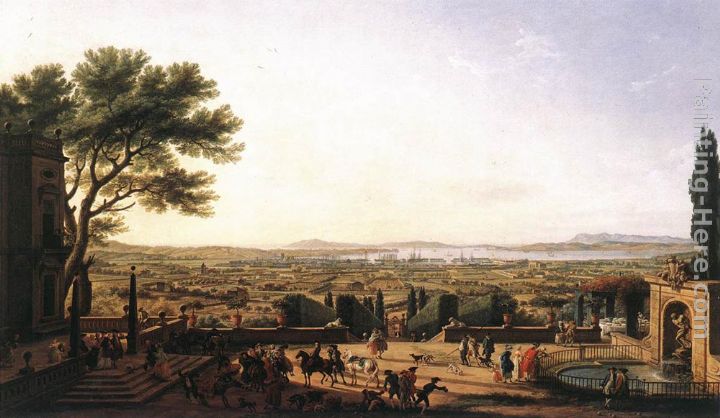 The Town and Harbour of Toulon painting - Claude-Joseph Vernet The Town and Harbour of Toulon art painting